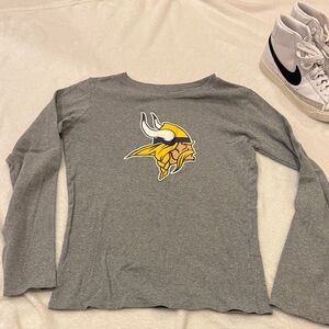 NFL Gray Long Sleeve Kids Shirt